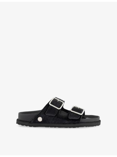 BIRKENSTOCK 1774 Arizona Calf-Hair Sandals