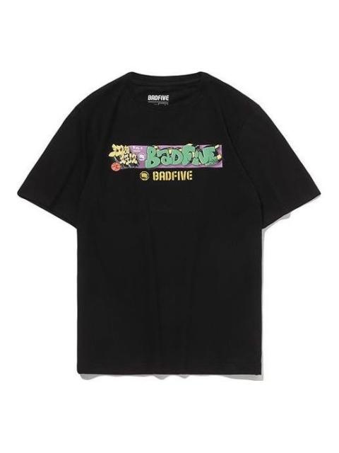 Li-Ning Li-Ning BADFIVE Basketball Series Element Printing Tee 'Black' AHSQ781-4