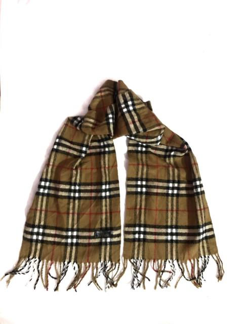 Other Designers Burberry Prorsum - Vintage Burberrys Nova Check Lambswool Scarf Muffler England