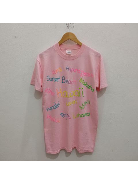 Other Designers Hawaiian Shirt - Vintage Hawaii Maui 80s 90s Beach Travel Stedman Pink Shirt
