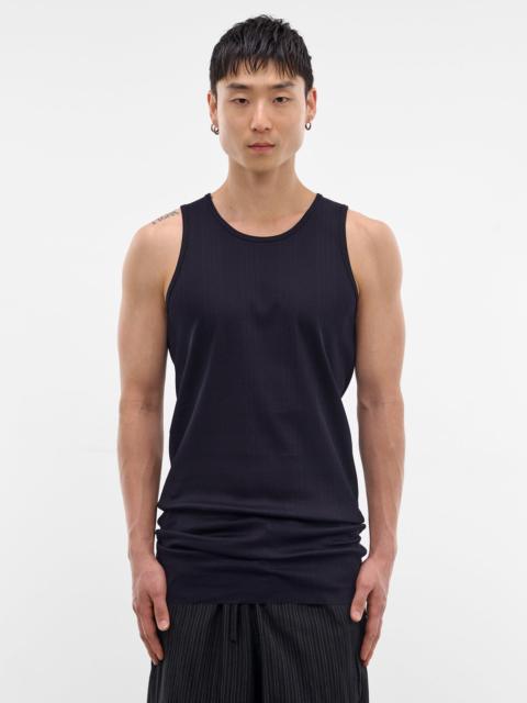 RAINMAKER KYOTO Navy Cotton Ribbed Tank Top