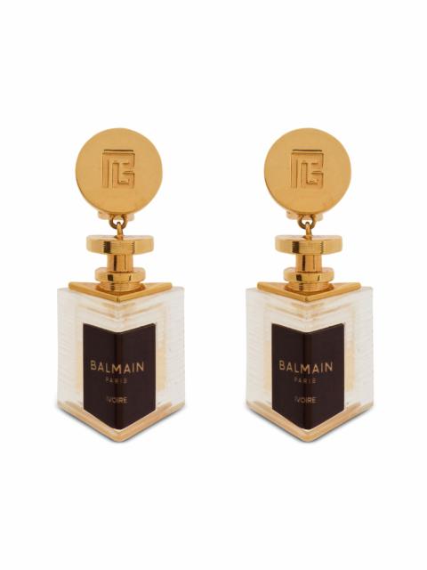 Balmain Balmain Brass Perfume earrings in Gold at Nordstrom