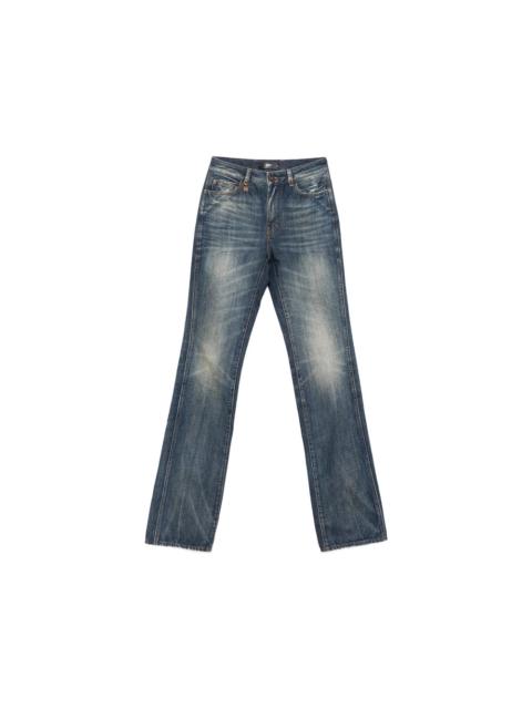 AMIRI Amiri Blue Denim - Straight-Leg Jeans Women