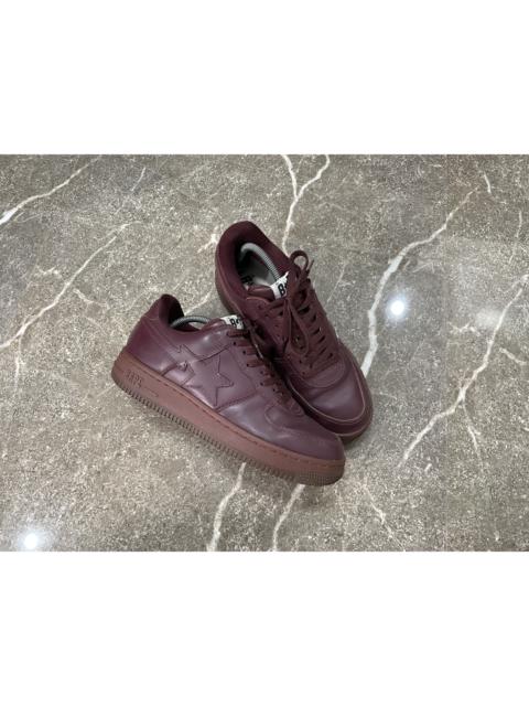 A Bathing Ape GLASS LEATHER BAPE STA