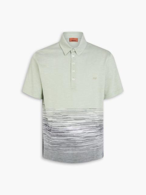 Missoni Cotton and linen-blend polo shirt