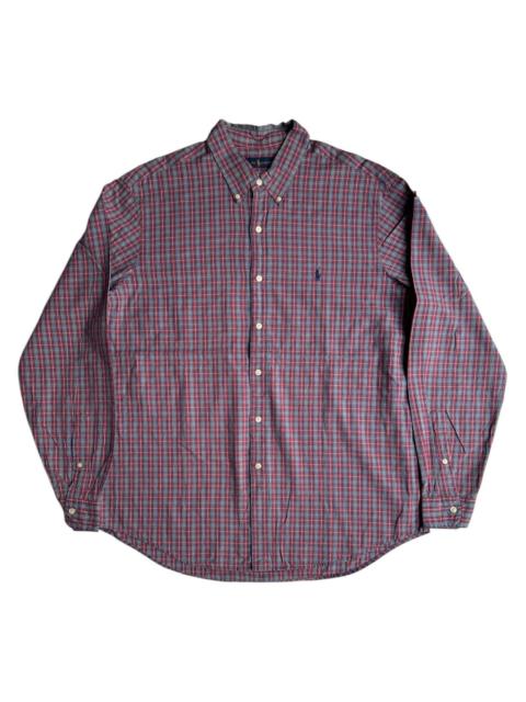 Polo Ralph Lauren VERY RARE VINTAGE SHIRT POLO RALPH LAUREN PLAID HEAVY TWILL