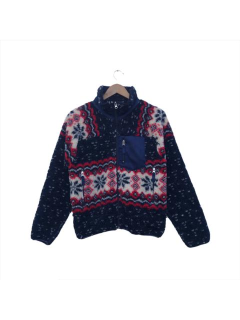 Other Designers Native - Vintage Rapua Navajo Fleece Zipper Jacket