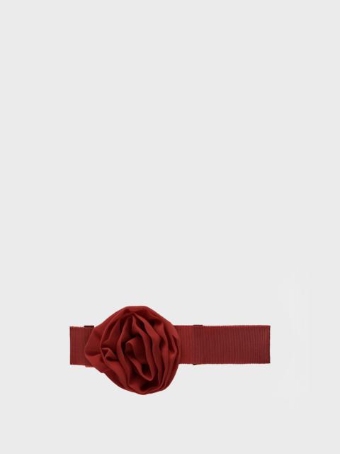 Blumarine CHOKER WITH SATIN ROSE