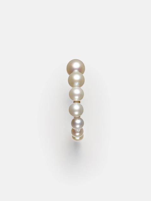 SOPHIE BILLE BRAHE Petit Boucle de Perle 14kt gold hoop earring with freshwater pearls