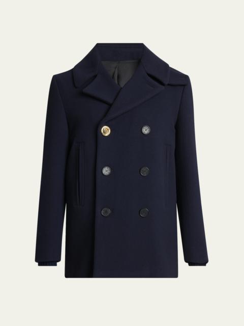 Men's Double-Face Wool Peacoat