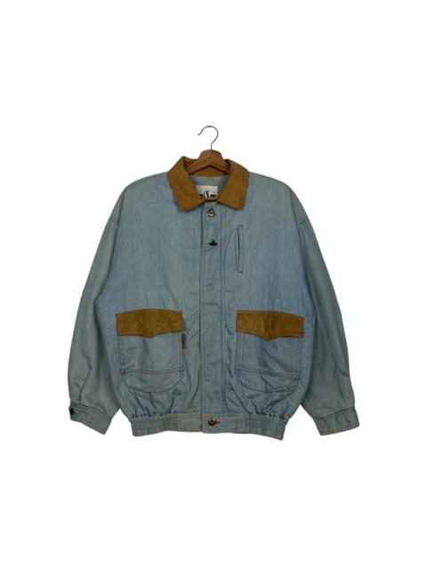 Other Designers Vintage - 90's UNIVERSAL CURATOR Washed Jeans Jacket #2752-C124