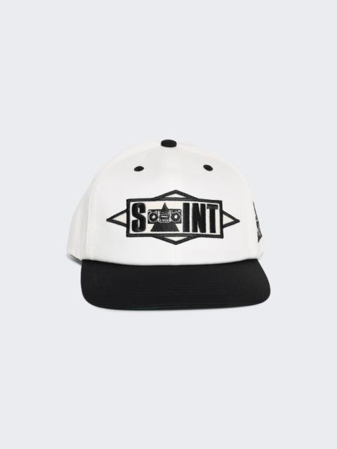 SAINT M×××××× X The Klf Cap White And Black