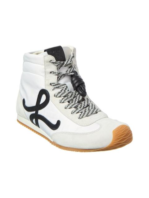 Loewe Loewe Ballet Runner 2.0 Nylon & Leather High-Top Sneaker