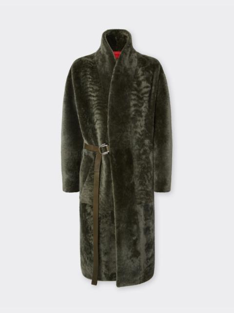 Ferrari Shearling coat with astrakhan effect
