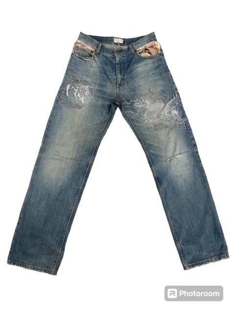 Other Designers Japanese Brand - Vintage Kara Kuri Denim Japanese Traditional