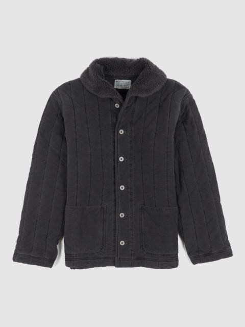 RRL by Ralph Lauren Double RL Fleece Lined Dungaree Cardigan Jacket