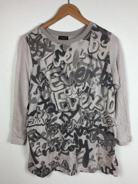 Other Designers Japanese Brand - Evex by Krizia Pop Art Grafitty Knitwear Longsleeve Tshirt