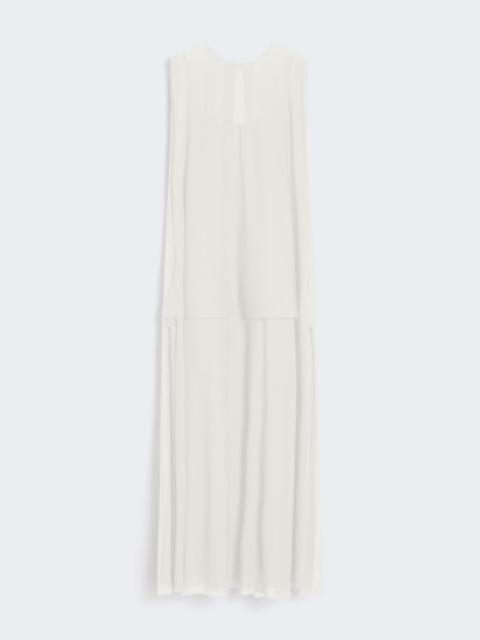 Sportmax Long, viscose jersey dress - white