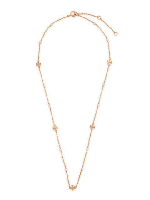 TORY BURCH Tory Burch Moondance Pearl 18kt Gold-plated Necklace