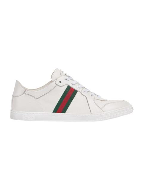 GUCCI GUCCI Stretch $980 Women's White Sneakers New & Authentic (W