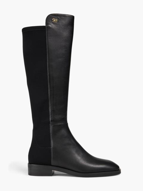 Stuart Weitzman Keelan City microstretch and leather knee boots