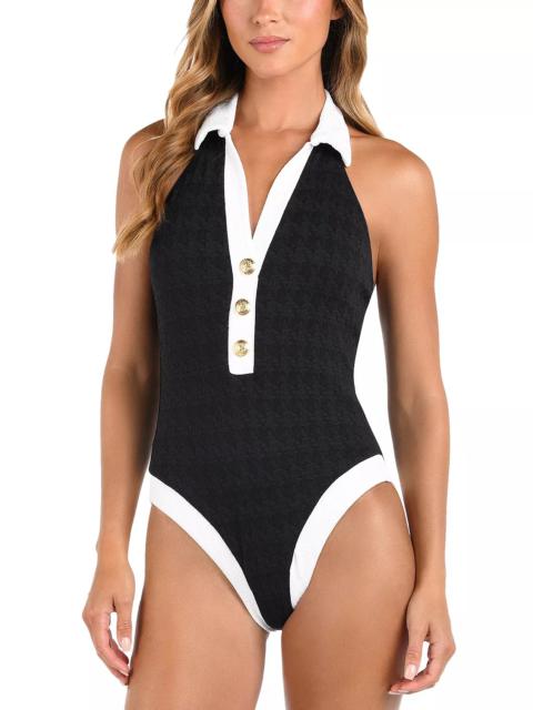 L'AGENCE Natalya Collared One Piece