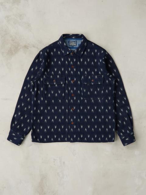 Studio D'Artisan Arrow Yagasuri Indigo Sashiko Shirt