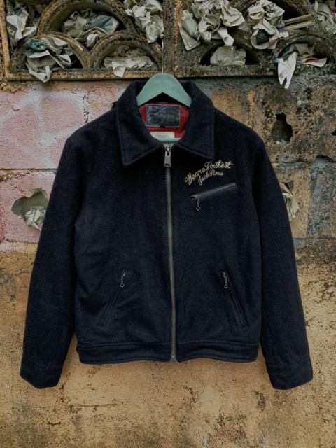 Other Designers Vintage - Vintage Jack Rose Motorcycle Wool Jacket