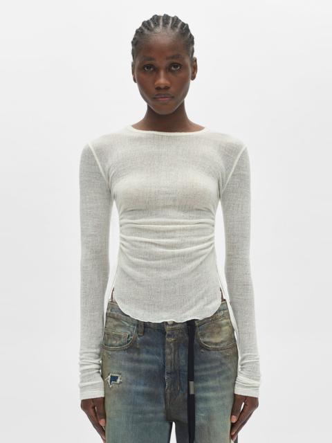 Ann Demeulemeester Oke Long Sleeve Crop Top