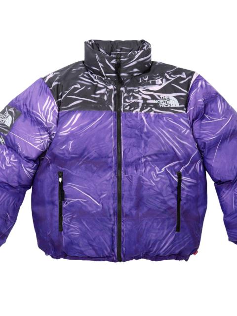 Supreme The North Face Printed Nuptse Trompe L'oeil Jacket "SS 23 Purple"