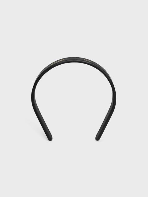 CELINE Celine Paris Thin Headband in Calfskin