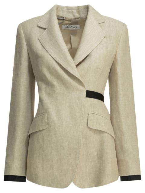 Max Mara Max Mara Linen Double-breasted Blazer