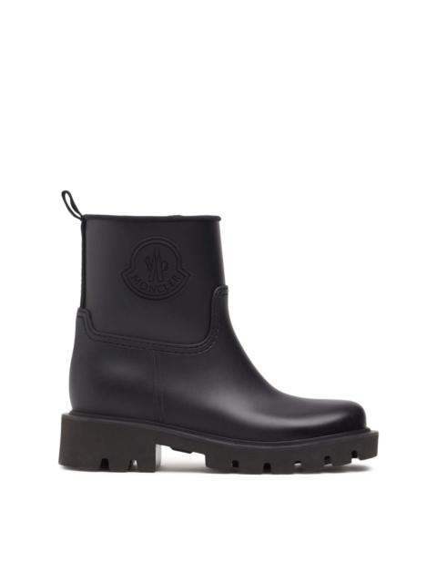 Moncler MONCLER Kickstream Black Rain Boots New (Women's size:41 / U