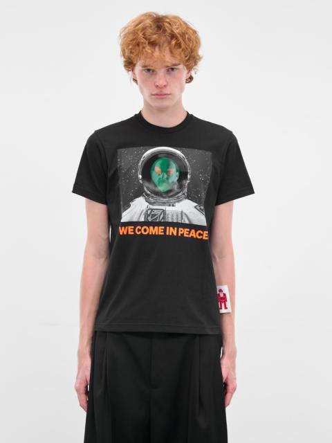 Walter Van Beirendonck Black W-Space Graphic Tee