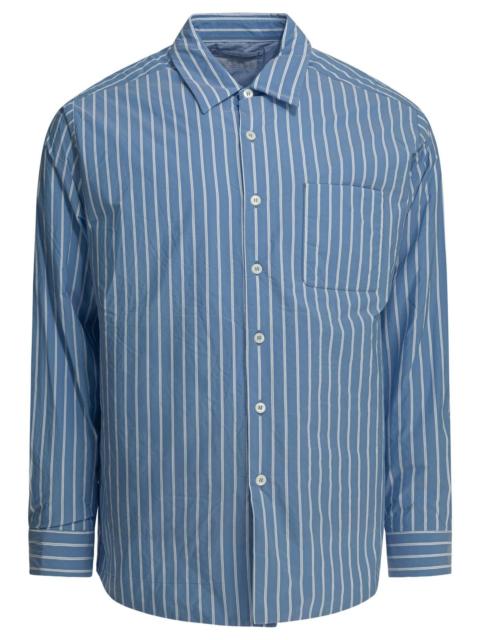 Prada Prada Striped overshirt jacket