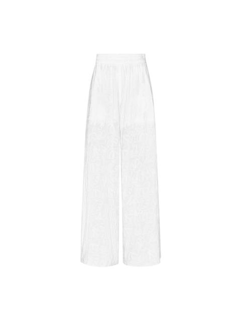 Vilebrequin Vilebrequin Women Viscose Elastic Waist Pants Seashells in Off White at Nordstrom