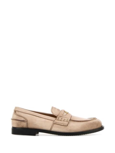 Miu Miu Miu Miu Women Sand Leather Loafers