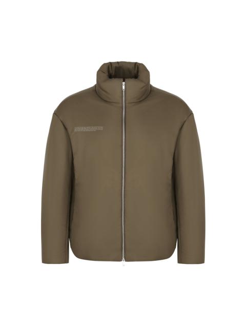 PANGAIA Mens Flower-Warmth Puffer Jacket - Soil Brown
