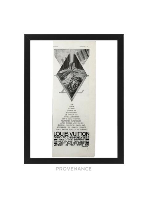 Louis Vuitton Louis Vuitton Antique Vintage Newsprint Ad - MATERIALS