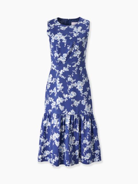 CAROLINA HERRERA Floral-Print Knee-Length Dress