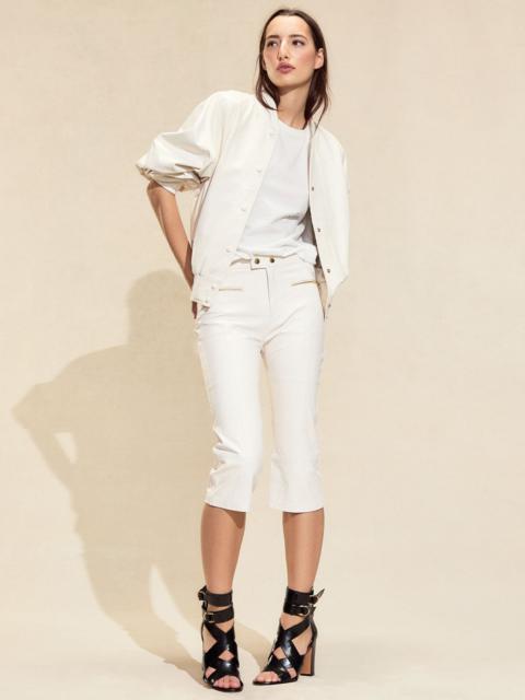 CYNTHIA ROWLEY Downtown Leather Capris