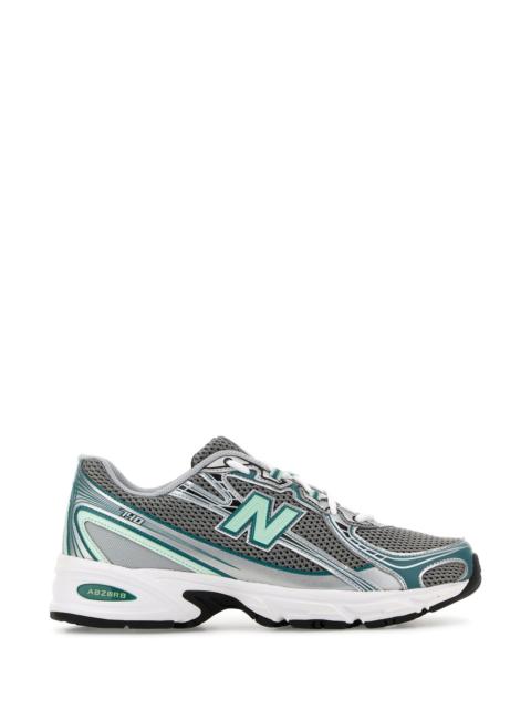 New Balance Multicolor rubber and mesh 740 sneakers