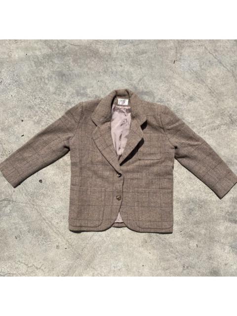 Givenchy ‼️LAST DROP‼️Vintage Givenchy Wool Blazer Brown Checkered