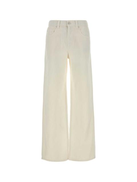 Brunello Cucinelli Brunello Cucinelli Women White Denim Jeans