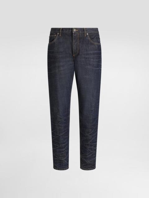 Dolce & Gabbana Loose cotton denim jeans