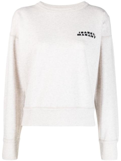 Isabel Marant Women Shad Logo Cotton Sweatshirt