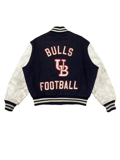 Other Designers Empyre - Vintage 80s 90s Empire Sporting Goods Wool Leather Varsity