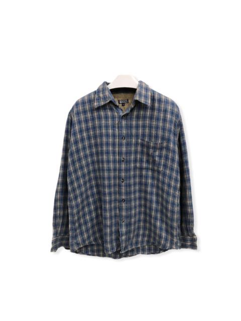 Other Designers Vintage - Vintage Wood Whouser Plaid tartan Flannel Shirt 👕