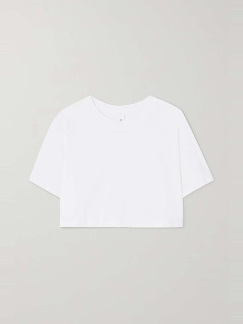 All Yours cropped Pima cotton T-shirt