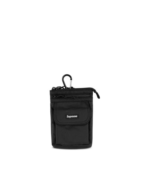 Supreme logo patch shoulder bag